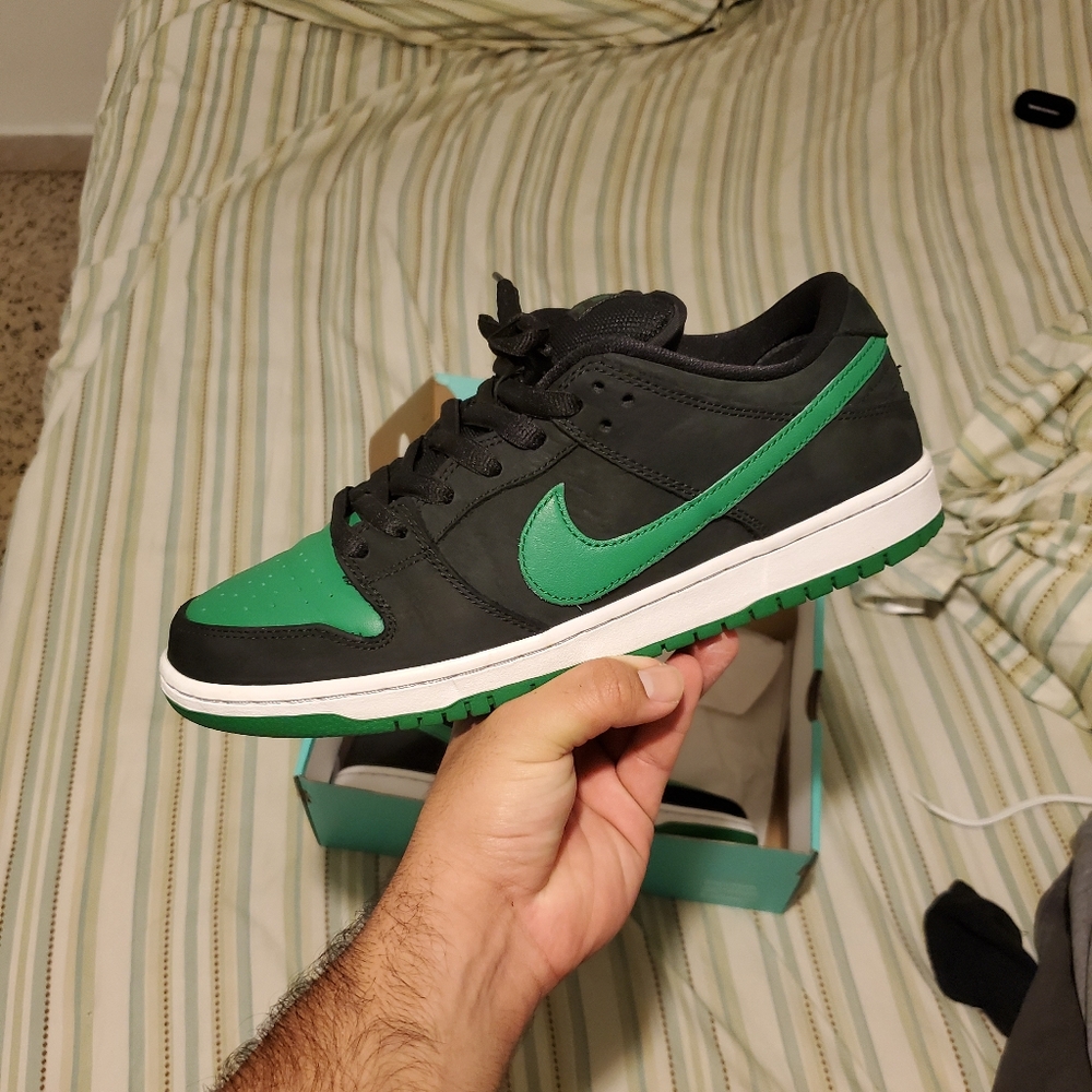Nike sb dunk low pro pine green